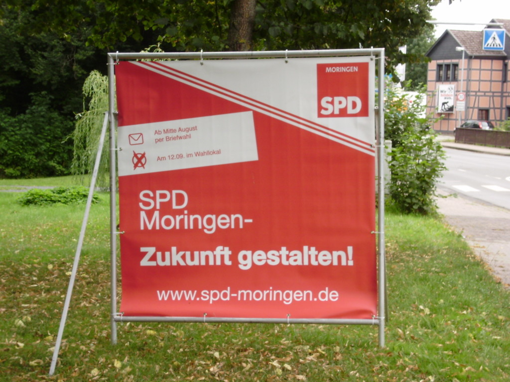 Aufsteller SPD Moringen 2021